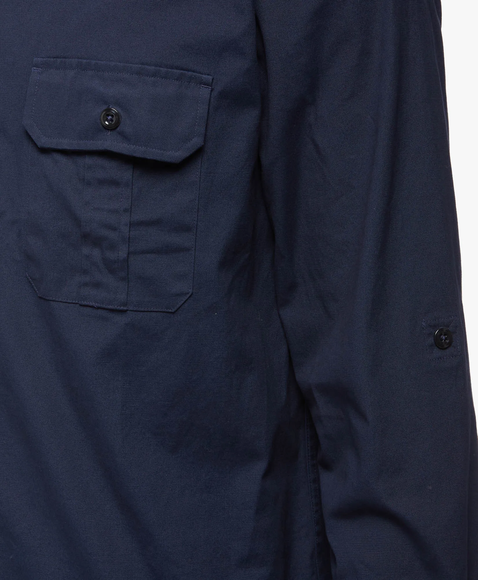 Camisa informal corte Regent regular Safari de lona